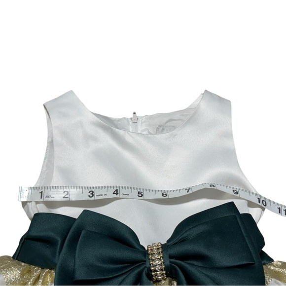 Rare Editions Big Girls Metallic Stripe Skirt Dress Size 4T - Picture 5 of 8